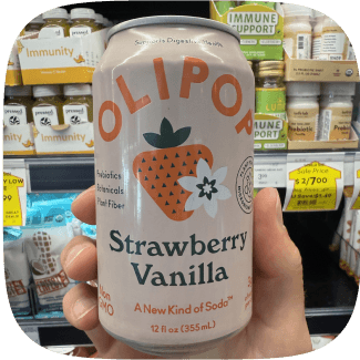 Strawberry Vanilla Sparkling Tonic,
