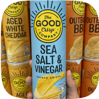 Sea Salt & Vinegar Potato Crisps, Sea Salt & Vinegar