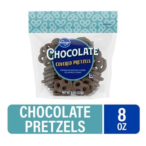 long grove confectionery co, pretzel twists, milk chocolate, milk chocolate
