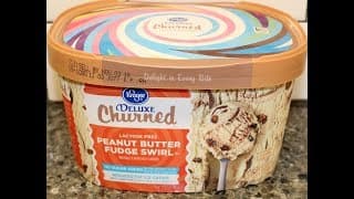 deluxe churned reduced fat ice cream, rocky road