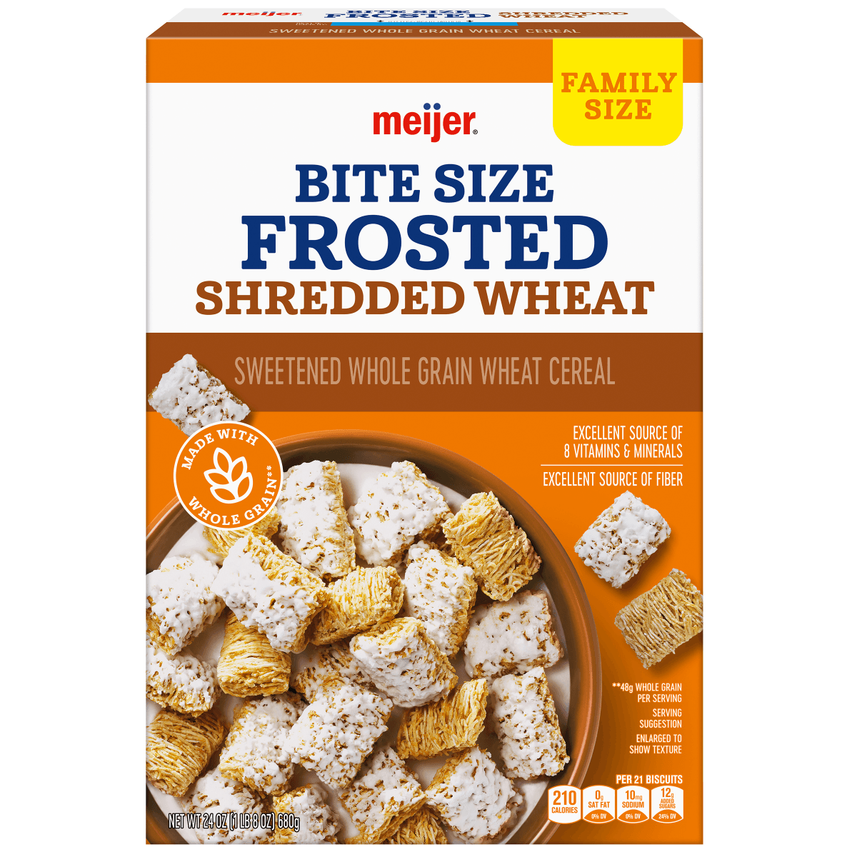 frosted shredded wheat bite size cereal