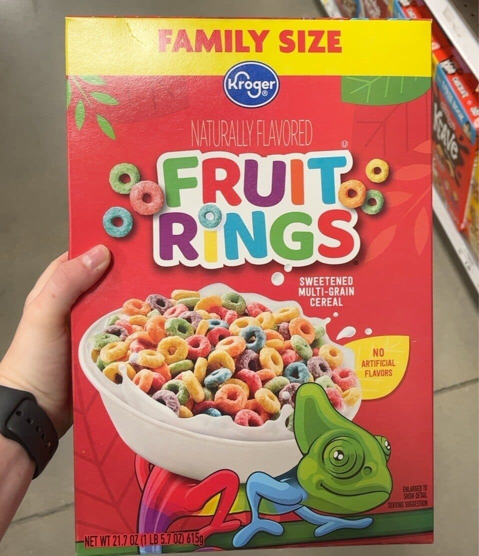 fruit rings multi-grain cereal
