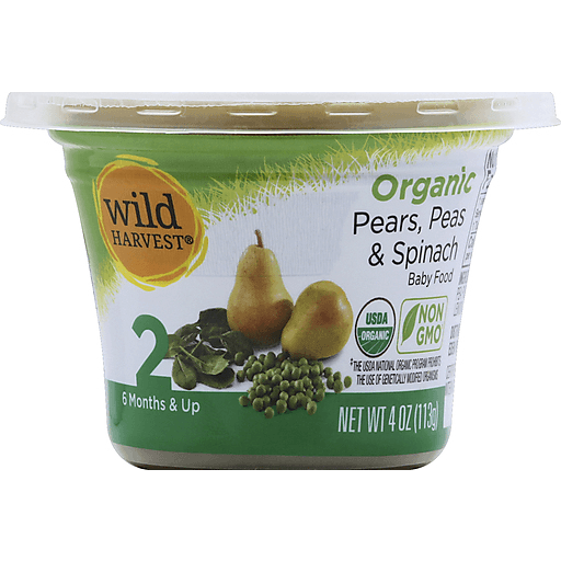 Organic Pears & Raspberries Baby Food