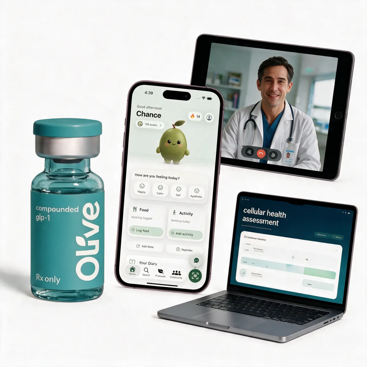 Full Protocol kit: vial, app, doctor visit, Cellular Health assessment