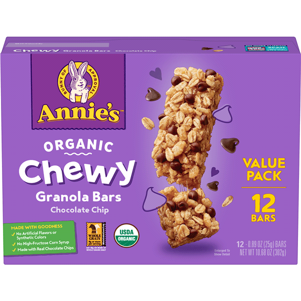 May 2025 Lab Test Results for Annie's Organic Chewy Granola Bar Chocolate Chip