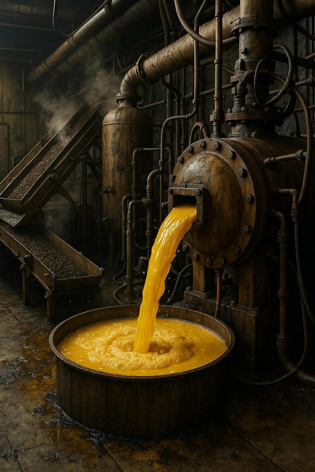 seed oils getting processed